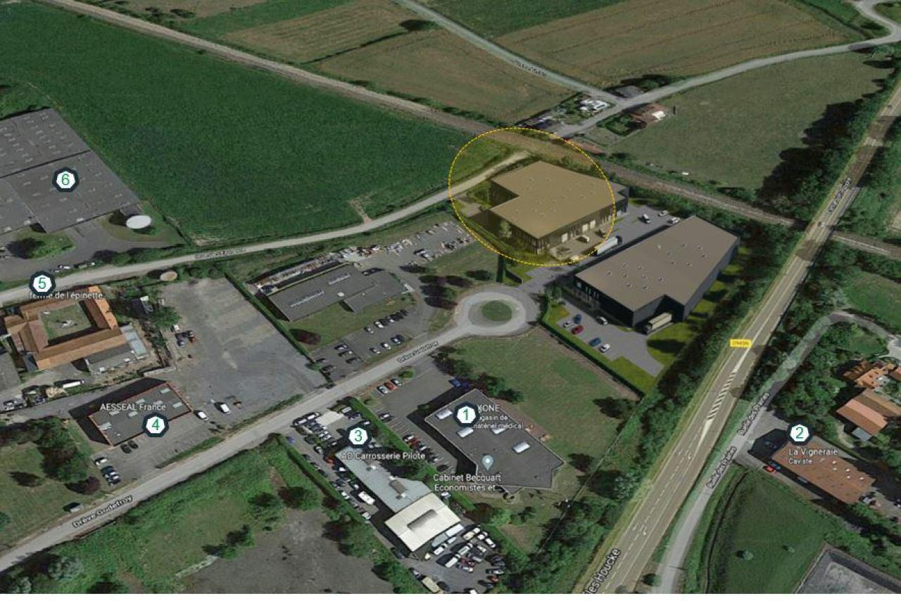 Local d'activité Nieppe 689m² Location local d'activité Nieppe Nord OLACT2425137 1
